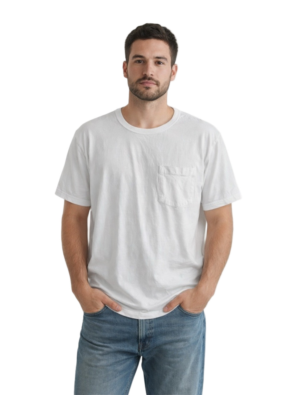 Goodfellow & Co Men's Cream Short Sleeve Tee